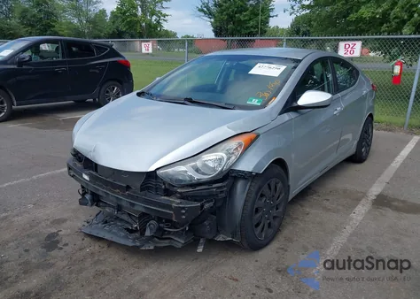2013 Hyundai Elantra Gls from USA, damaged, VIN 5NPDH4AE0DH157855